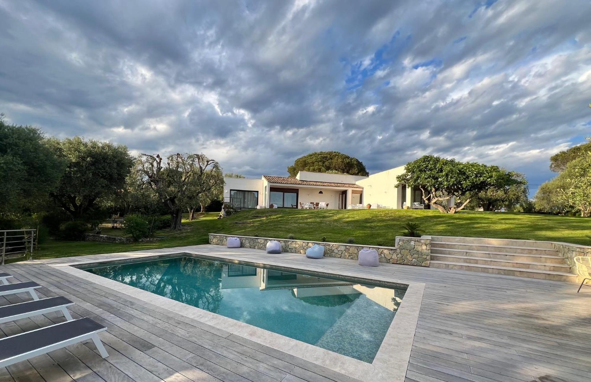 Magnifique Villa Moderne Avec Piscine La Gaude Exteriér fotografie